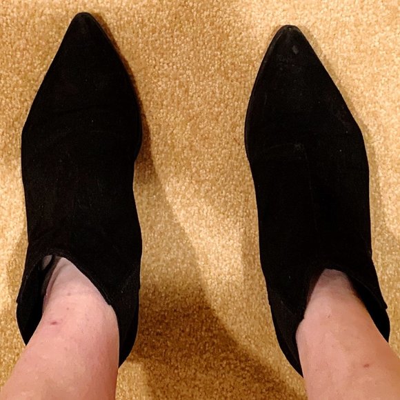 H&M Black Suede Ankle Boots - Picture 4 of 4